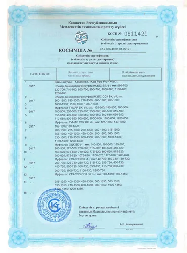 Polytech Astana Certificate — 20